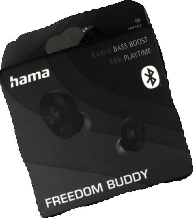 Наушники Hama Freedom Buddy Bluetooth (TWS, Вкладыши, Беспроводные, Усиление басов, Голосовое управление, с зарядным футляром) Черные, фото №7