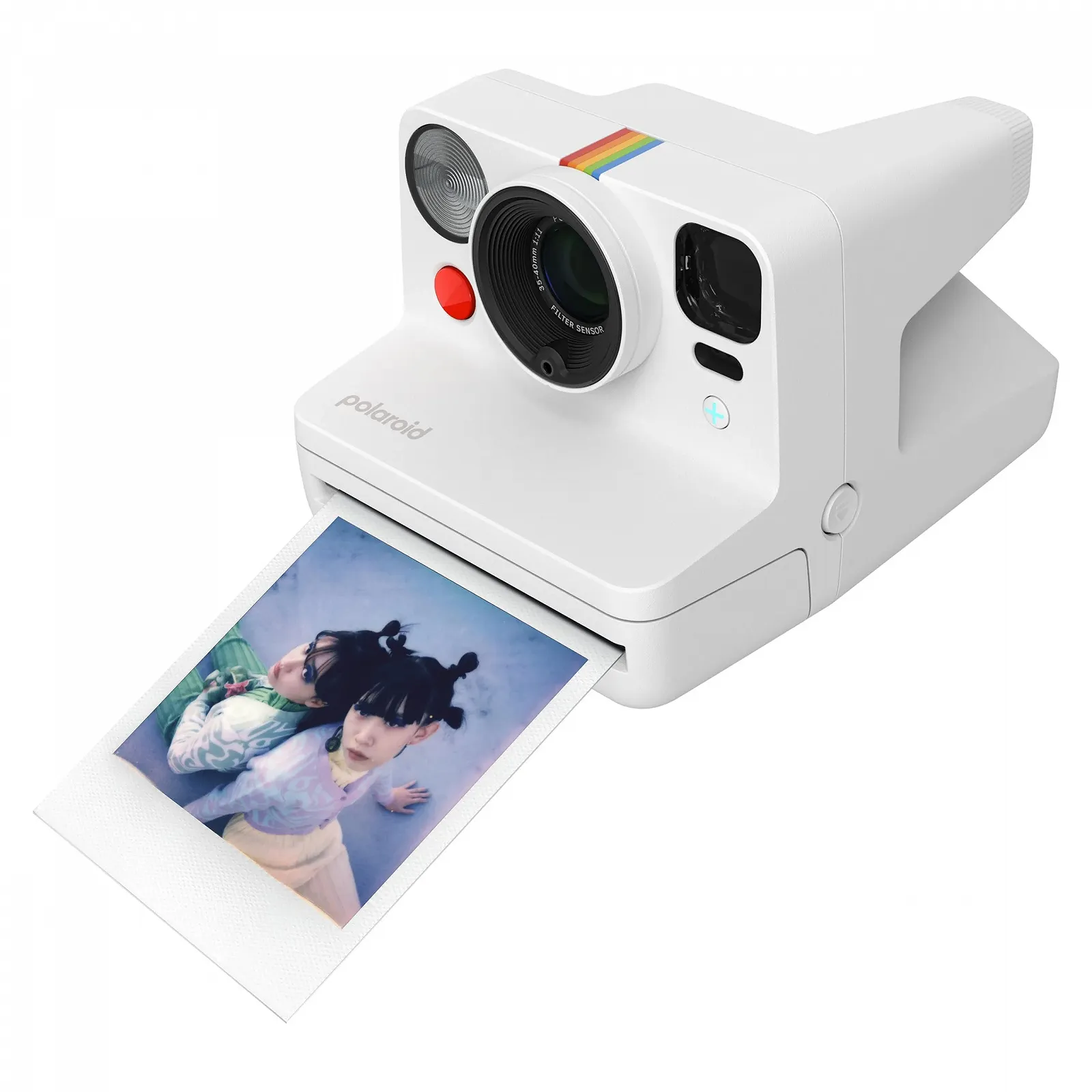 Фотоаппарат мгновенной печати Polaroid Now+ Gen 3 Bluetooth Bundle + цветная пленка (16 фото) White, фото №2