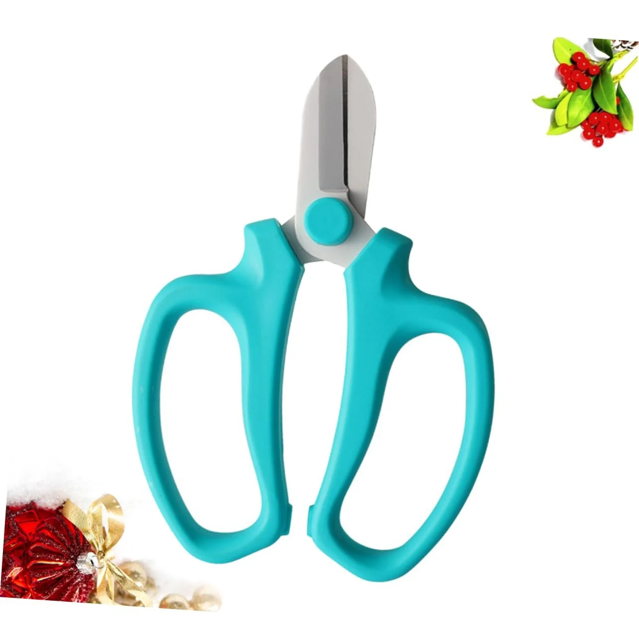 Секатор садовий Happyyami 1 шт. для квітів вуглецева сталь Синій, фото №6