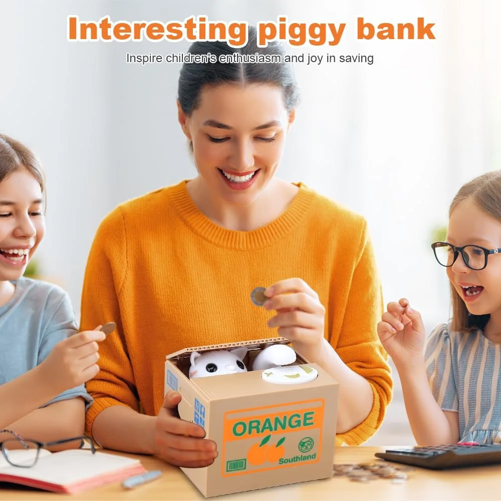 Скарбничка Pinkgarden Cartoon Cat Електронна, фото №3