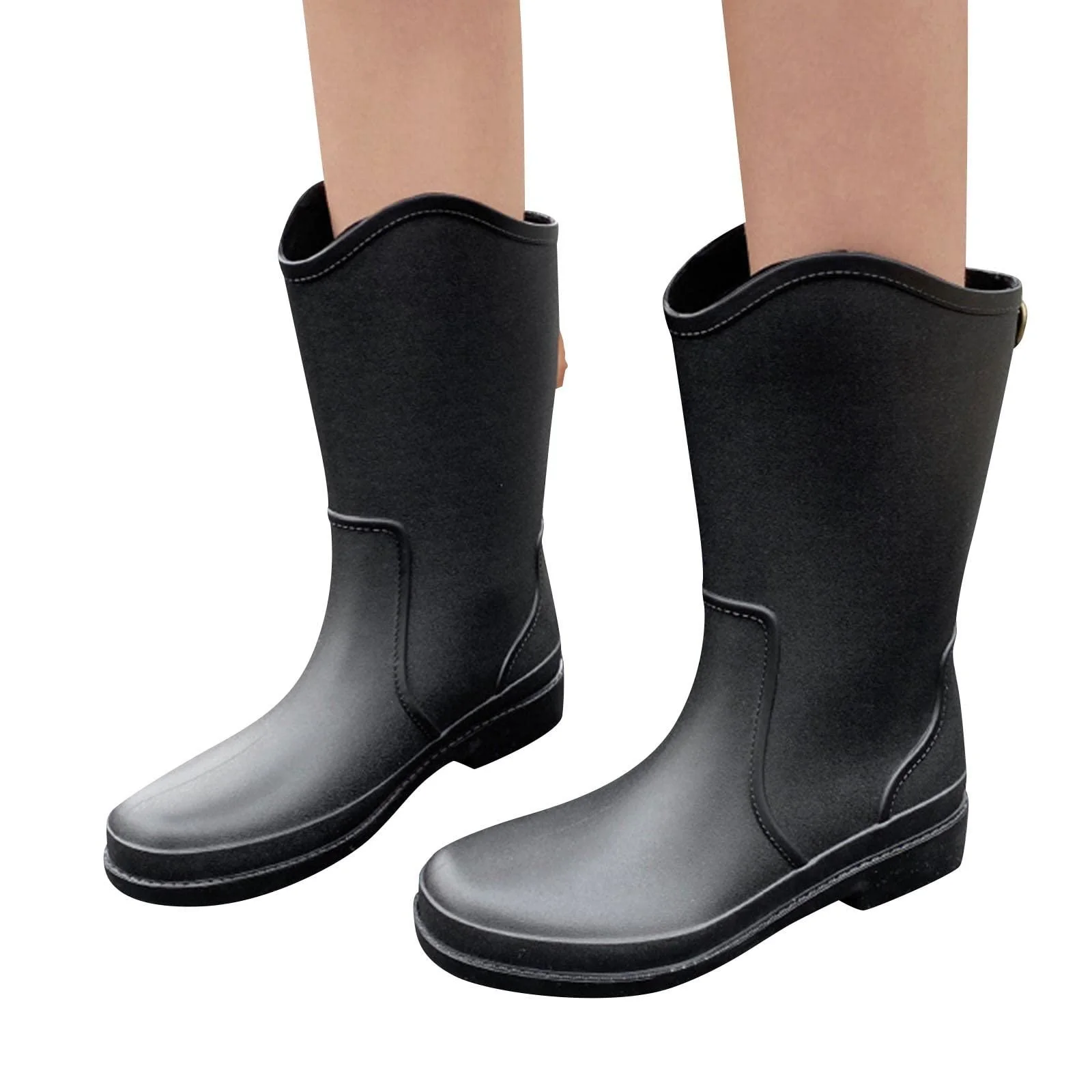 Чоботи Wellington Чоловічі Напіввисокі Дощові, фото №2