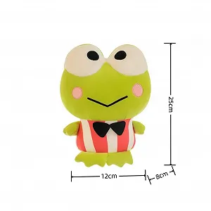 Плюшевая игрушка LAARNT 25 см Большие глаза лягушка Зеленый synthetic.ua - Фото 1