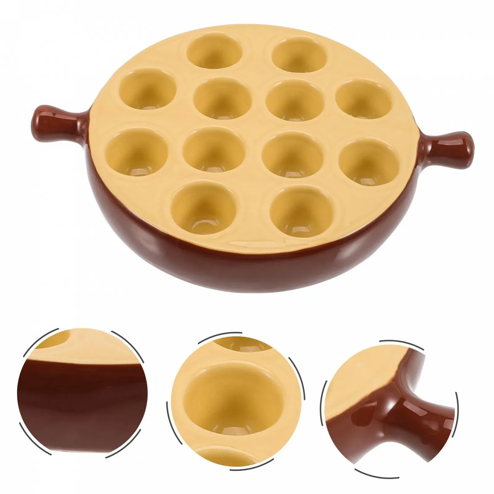 Форма для улиток TOYANDONA керамическая с отверстиями для духовки износостойкая, фото №9