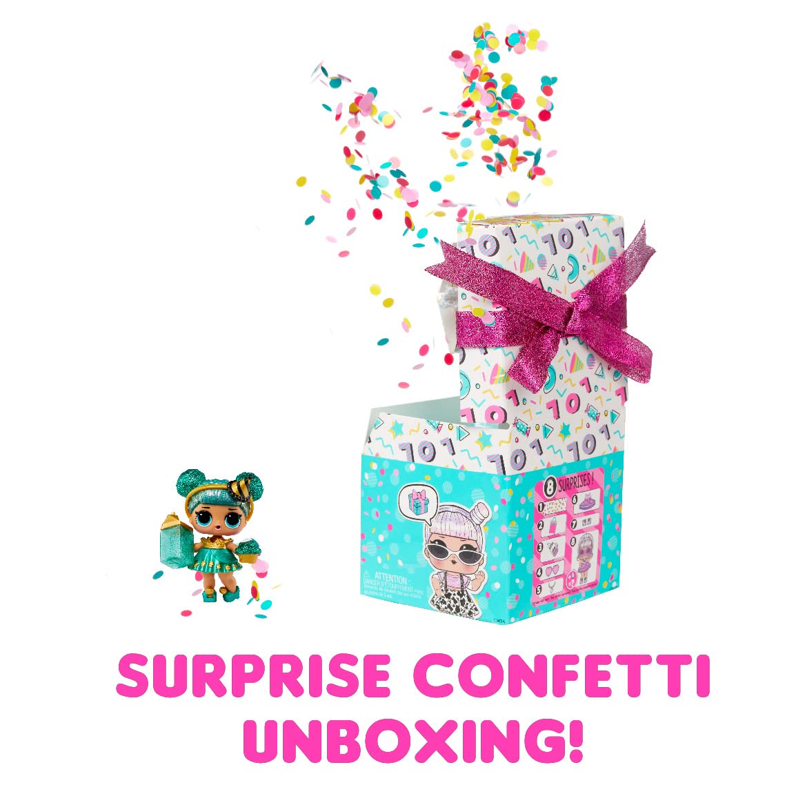 Кукла L.O.L. Surprise! Confetti Pop Birthday Limited Edition, фото №4