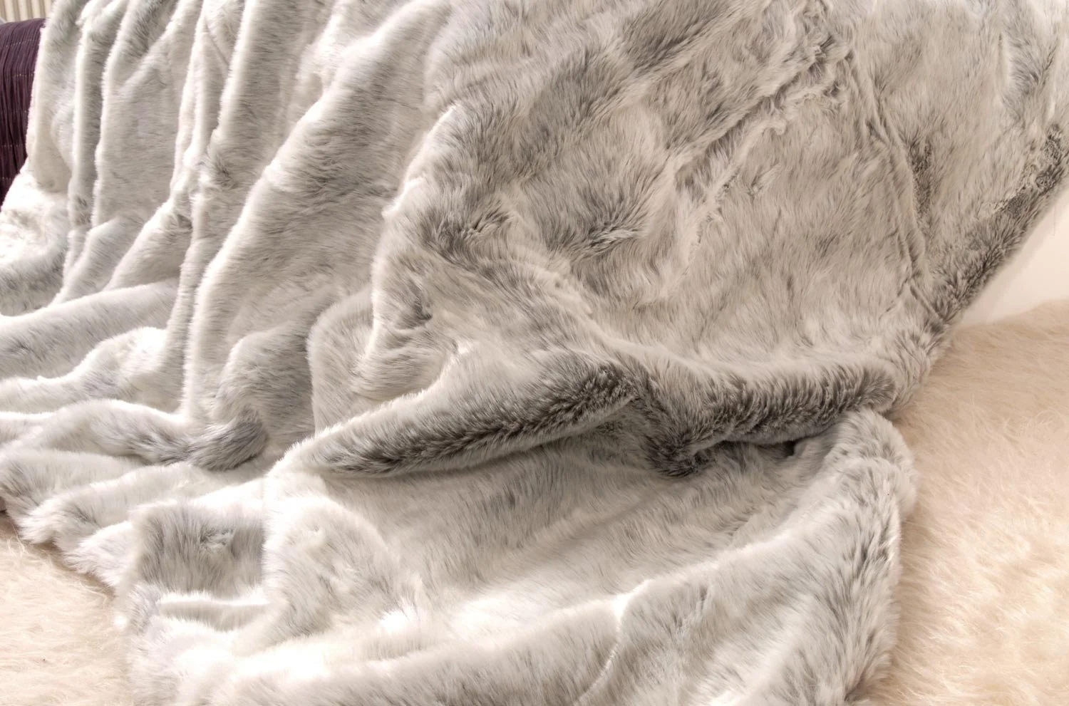 Хутряний Плед Срібна Лисиця 240 x 260 см, фото №3