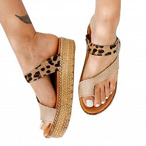 Женские Шлепанцы на платформе танкетке для коррекции вальгусной деформации - Фото 1