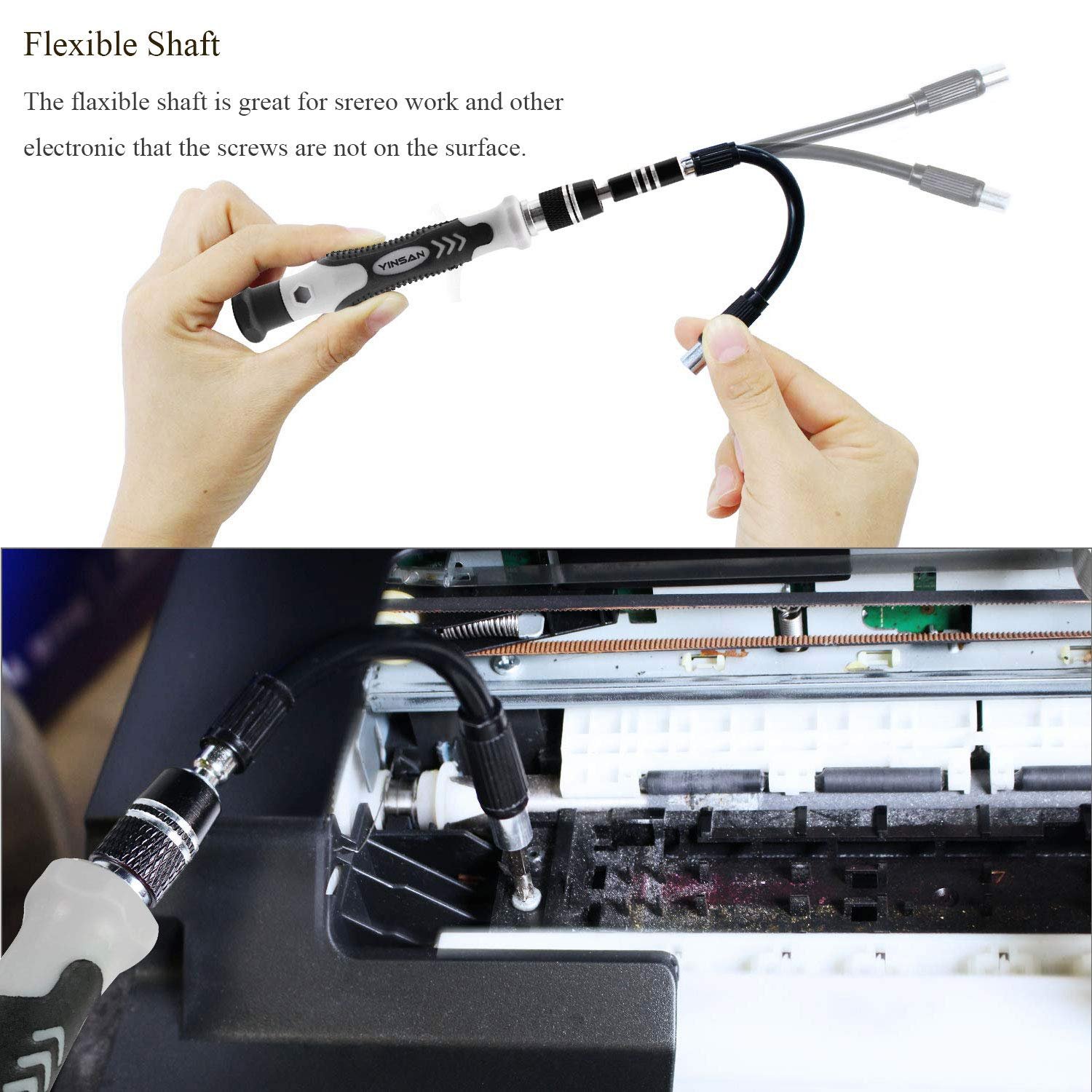 Набір викруток Yinsan 119-у-1 Precision Mechanics чорний, фото №4 Набір викруток Yinsan 119-у-1 Precision Mechanics чорний, фото №4