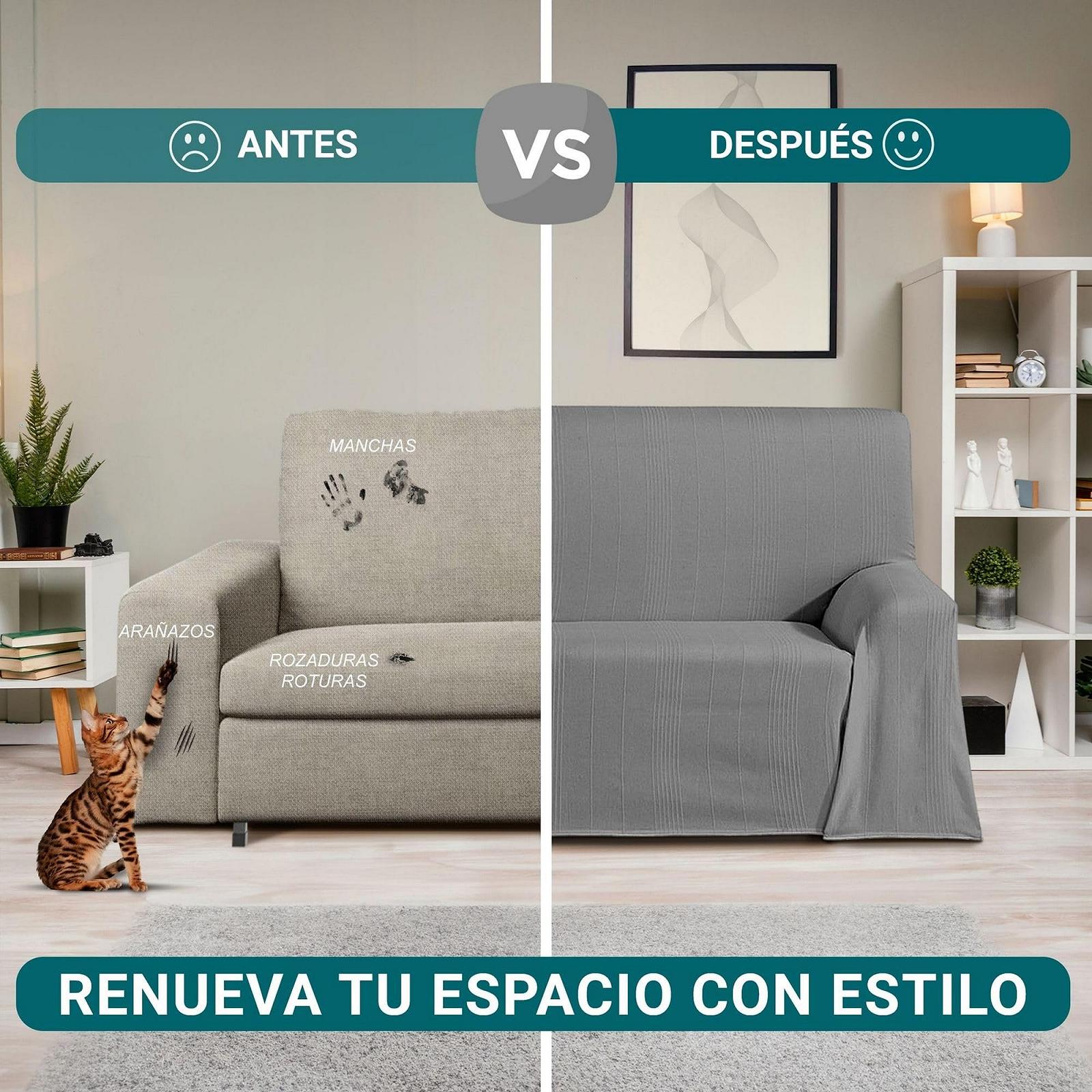 Покрывало ECOMMERC3 Многоцелевое 180 x 260 см Угольный, фото №6