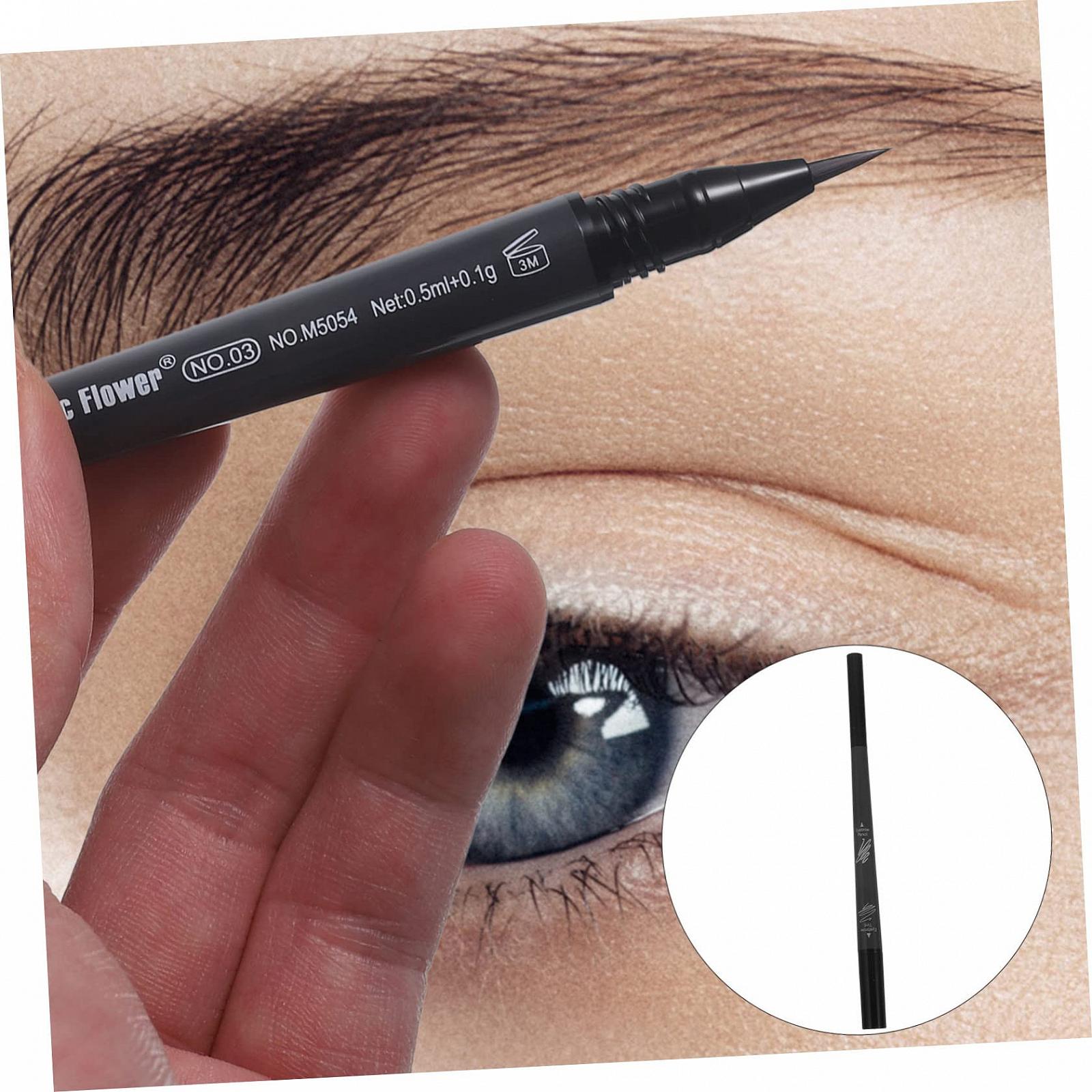 Олівець Ipetboom для брів 3-в-1 Темно-коричневий Пластик, фото №7