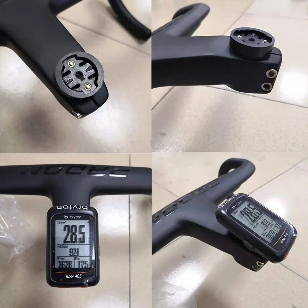 Кріплення для велокомп’ютера Stem Mount Adapter CNC Black, фото №5