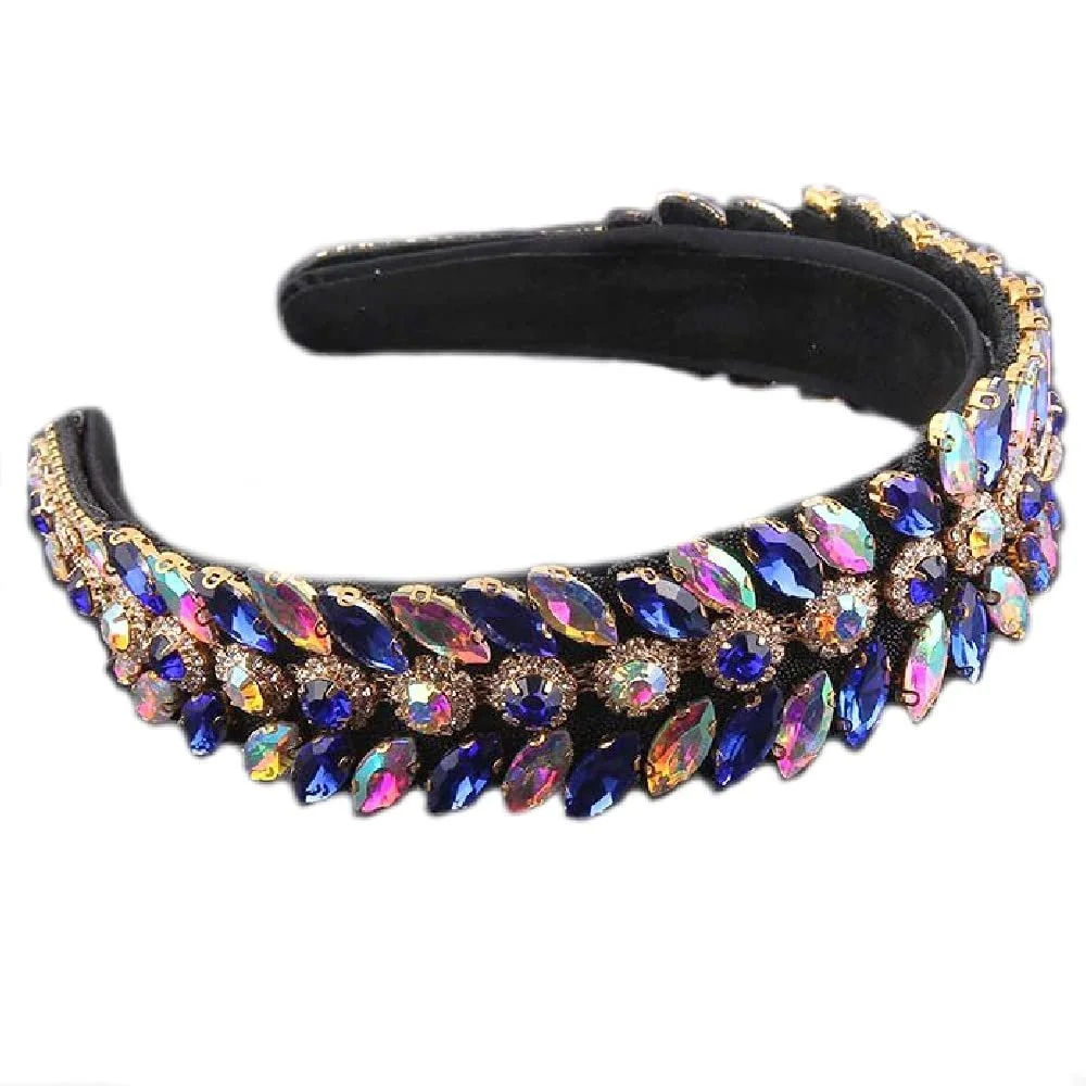 Обруч для волосся Turbo Elegant Ceremony Party Brillabenny, різнокольоровий, фото №1 Обруч для волосся Turbo Elegant Ceremony Party Brillabenny, різнокольоровий, фото №1