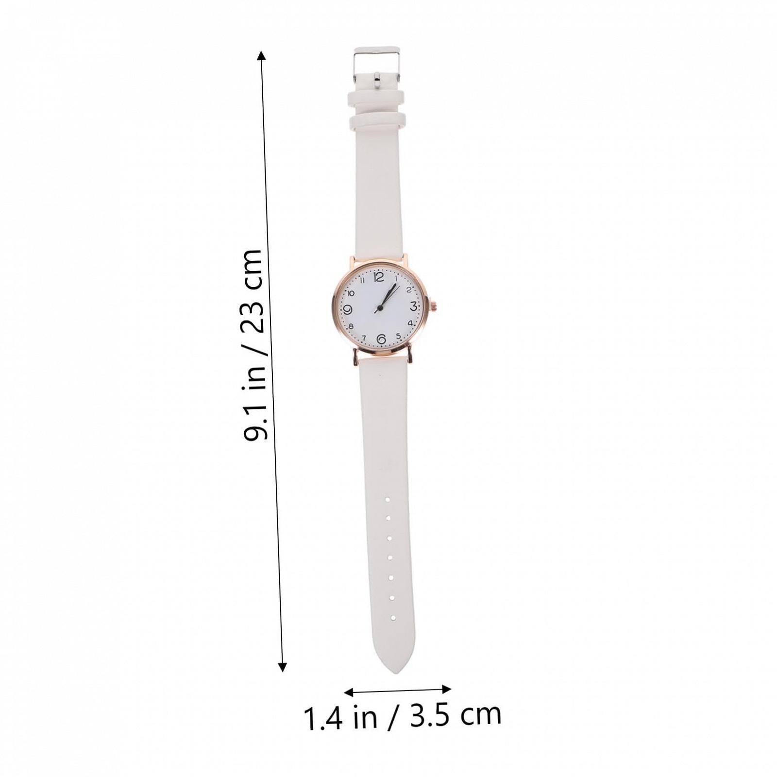 Годинник LIFKOME Жіночий Повсякденний Шкіряний Ремінець PU Класичний Дизайн, фото №2