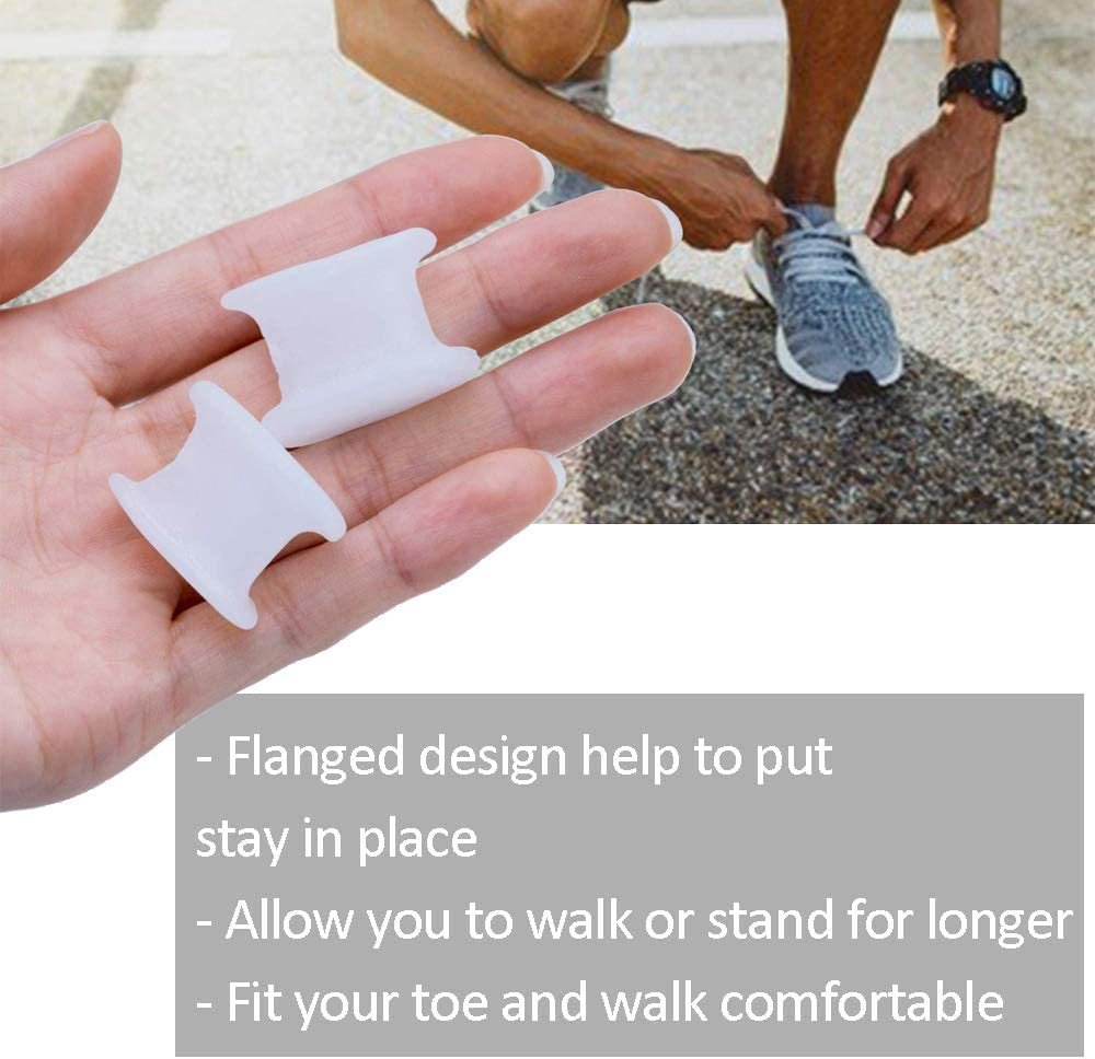 Роздільник для пальців ніг гелевий 12 шт Маленький, фото №5