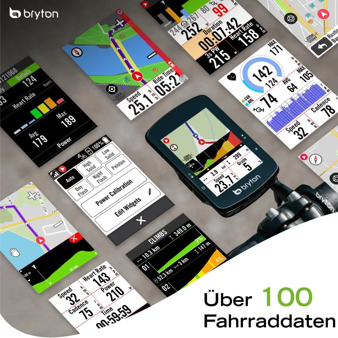 Велокомпьютер Bryton Rider S510 GPS 2.8" LCD Touch Screen 30 часов Цветной, фото №5