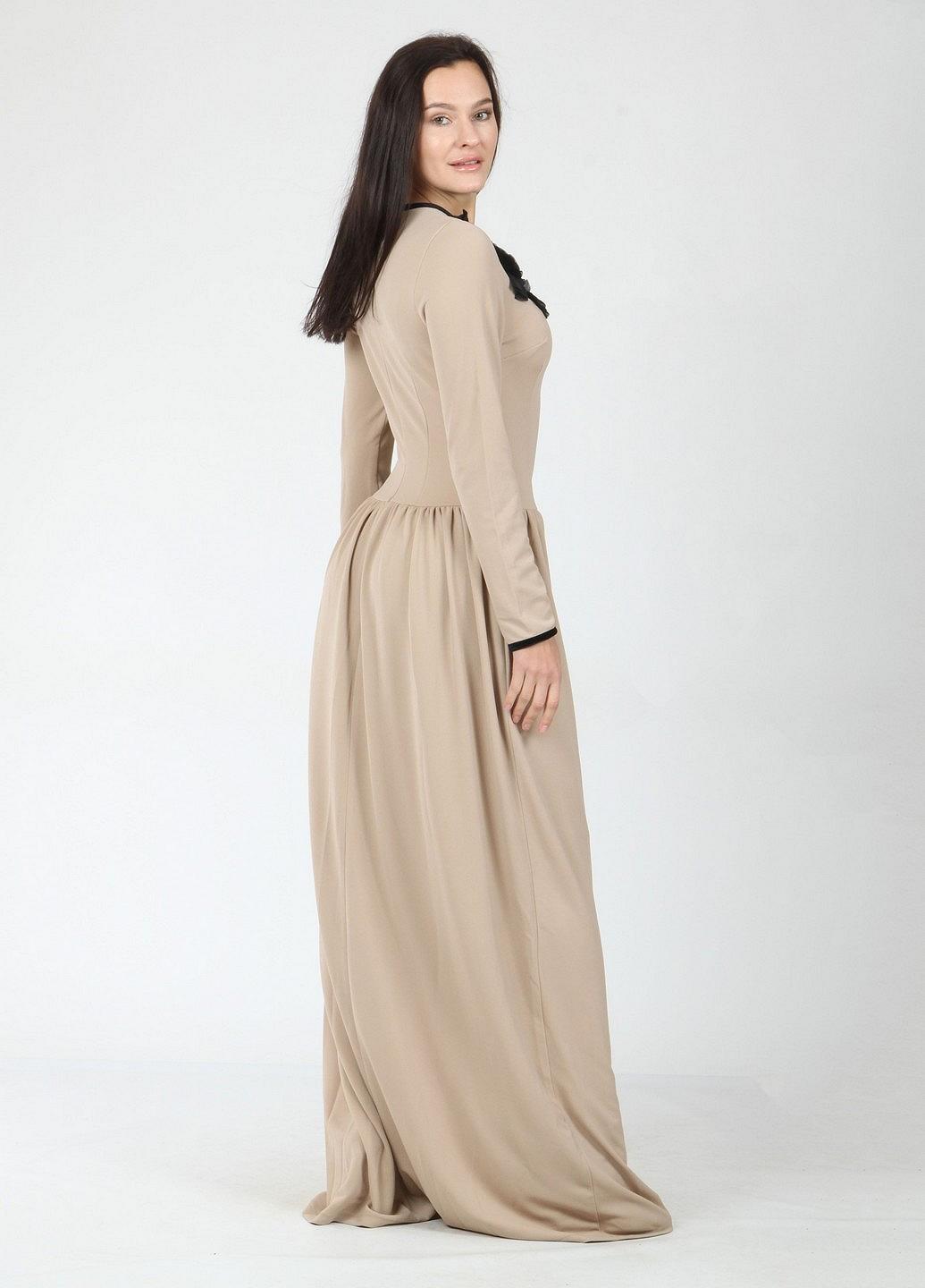 Платье MOZAH S Бежевый (ND-20046-1-Beige), фото №3