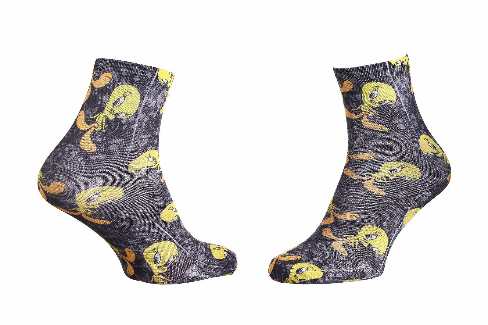 Носки LOONEY TUNES TWEETY JAMBES CROISEES Черный 36-41, фото №1