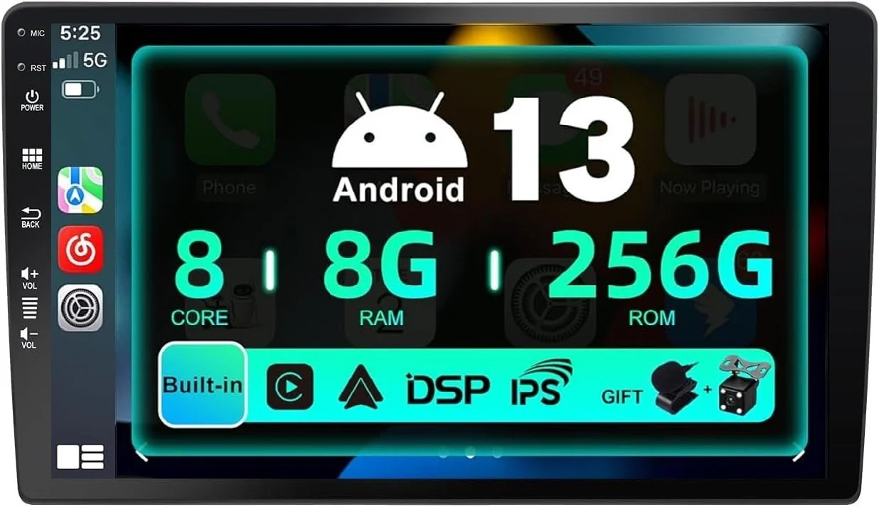 Штатная автомагнитола SXAUTO для VW Tiguan 1 NF 2006-2017 / 9" / Сенсорная / 8/256Гб / Android 13 / Apple CarPlay / Android Auto / Bluetooth / WI-FI / GPS / USB, фото №1
