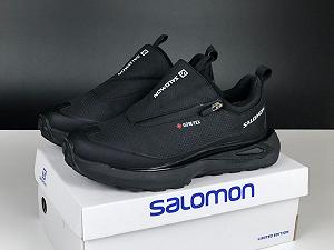 Чоловічі термо кросівки Salomon Odyssey Gore-Tex чорні осінь зима - Фото 1
