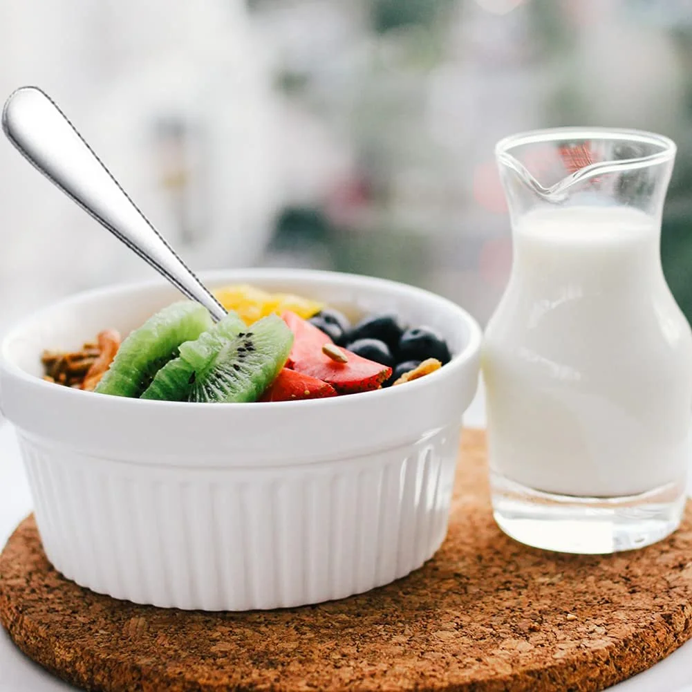 Чайні ложки 13.5 см Silver, нержавіюча сталь, AD-11, сріблястий, 8 шт, фото №5