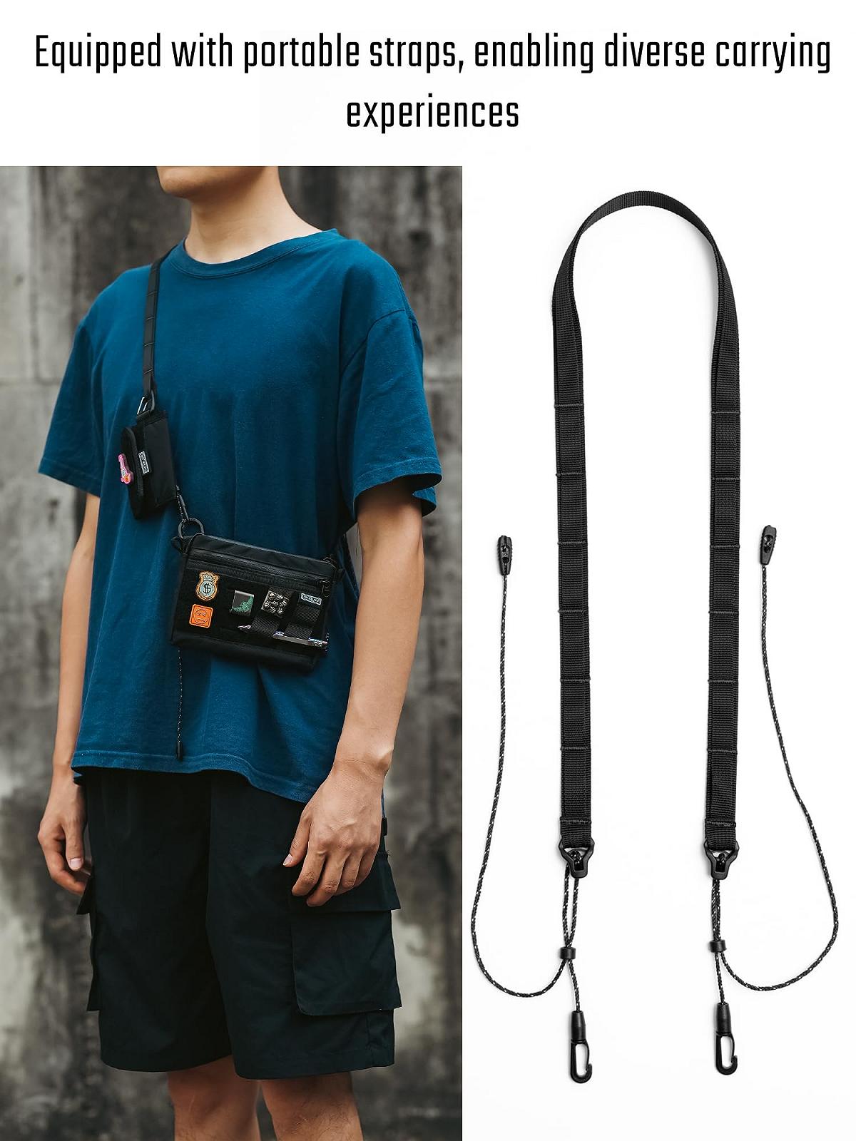 Сумка через плече TACTICAL_GEEK Block H EDC Mini, чорний, black, фото №5