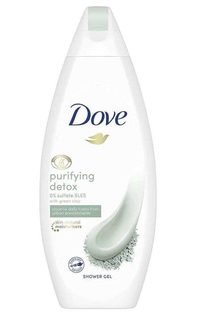Гель для душу Dove Purifying Detox Green Clay 250 мл 6 шт, фото №1