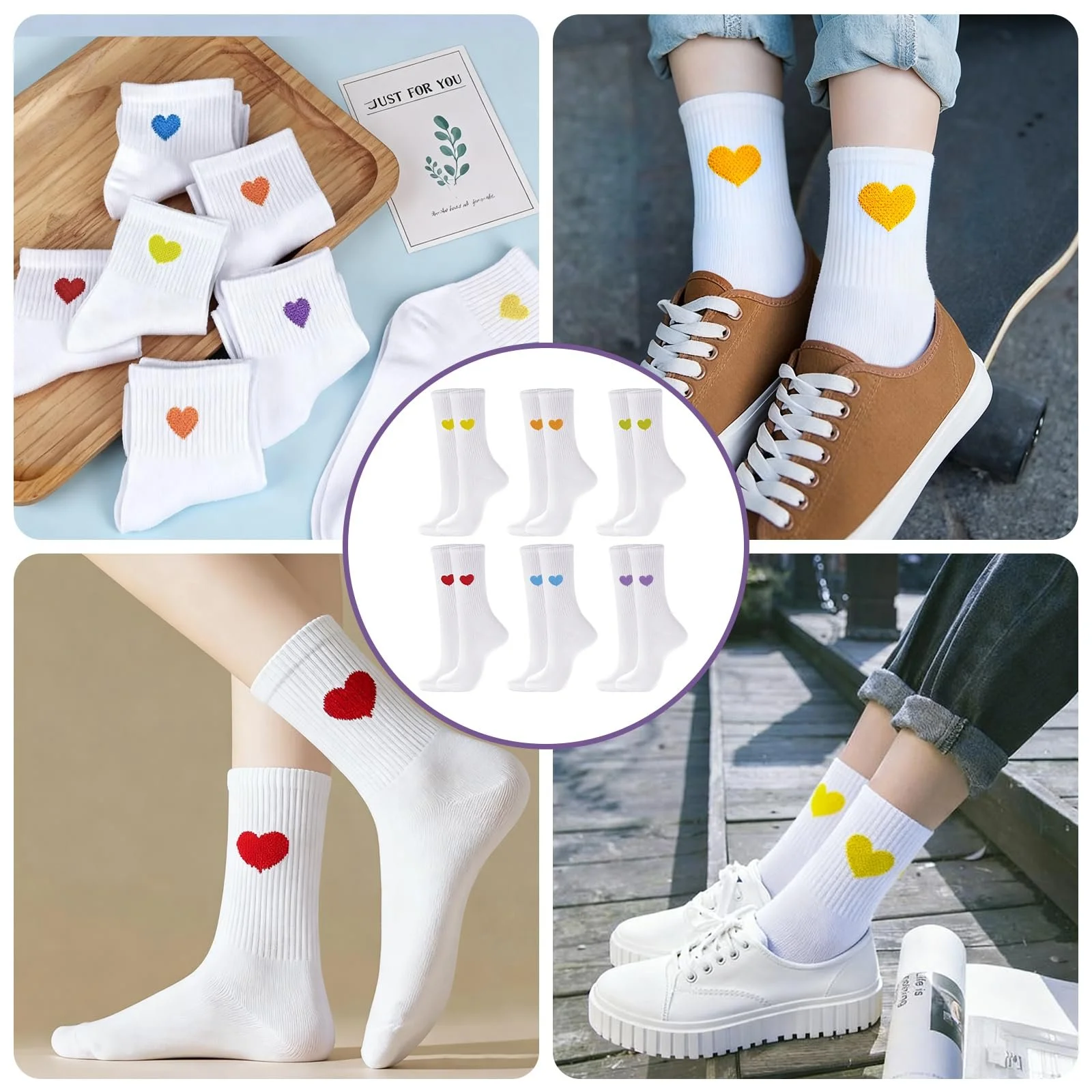 Шкарпетки Жіночі 6 пар 38-42 Бавовняні, фото №6 Шкарпетки Жіночі 6 пар 38-42 Бавовняні, фото №6