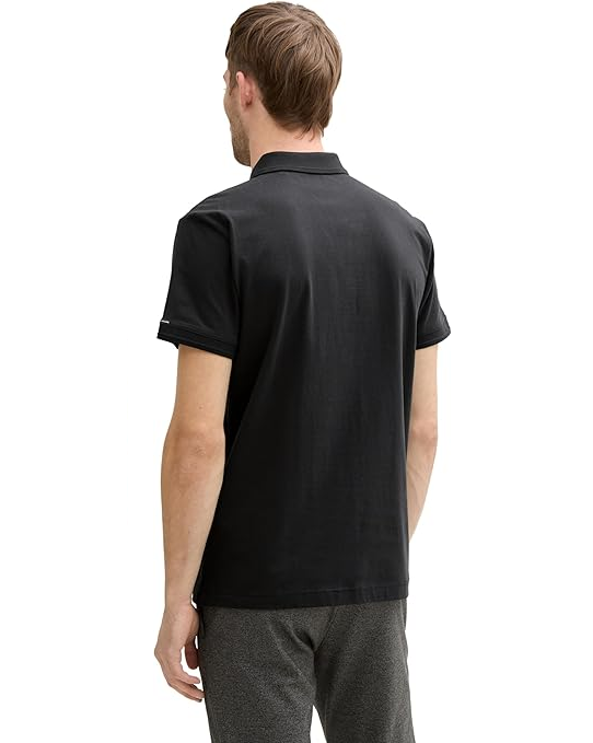 Поло Men's Polo 1045630-29999 Tom Tailor Чорний S, фото №2