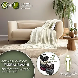 Электрическое одеяло sinnlein 200 x 180 см с автоматическим отключением, 9 уровней температуры, таймер, цифровой цена на synthetic.ua - Фото 1 Электрическое одеяло sinnlein 200 x 180 см с автоматическим отключением, 9 уровней температуры, таймер, цифровой synthetic.ua - Фото 1