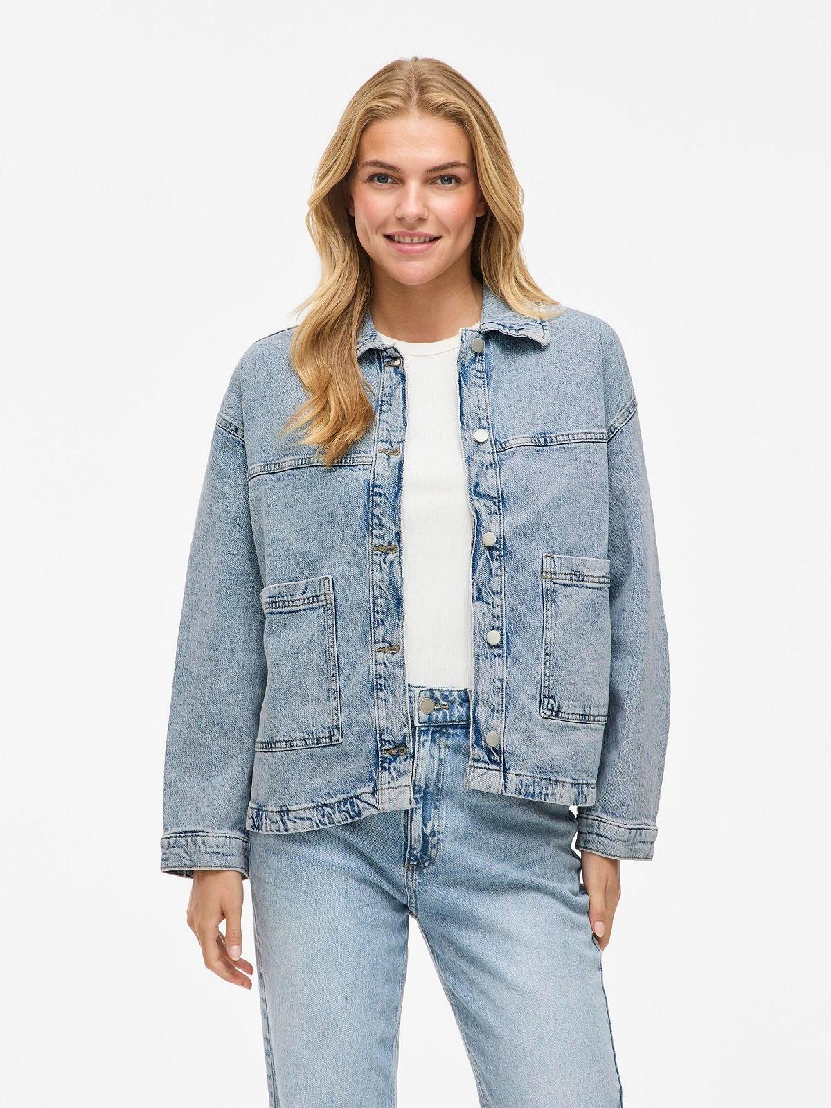 Джинсовая куртка Vila Vijaf L/S Denim Jacket Noos, фото №3
