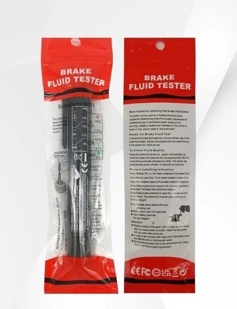 Тестер тормозной жидкости для DOT3 DOT4 DOT5 050698, фото №4