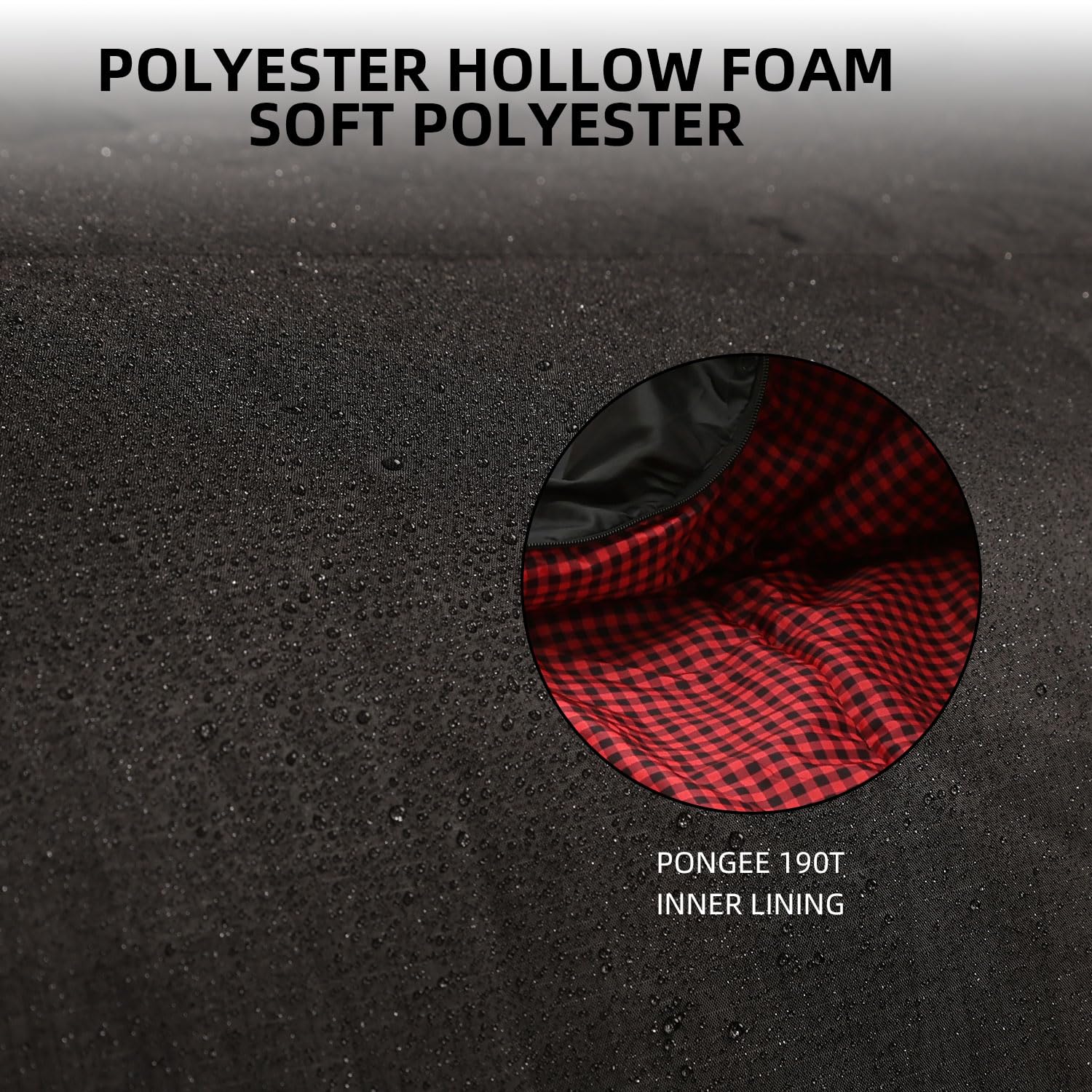 Спальный мешок Peirhw Extra Wide Rectangular 3 Season для взрослых с подушкой и сумкой для переноски, 300gsm Водонепроницаемый для кемпинга, для использования в помещении и на улице, фото №5 Спальный мешок Peirhw Extra Wide Rectangular 3 Season для взрослых с подушкой и сумкой для переноски, 300gsm Водонепроницаемый для кемпинга, для использования в помещении и на улице, фото №5