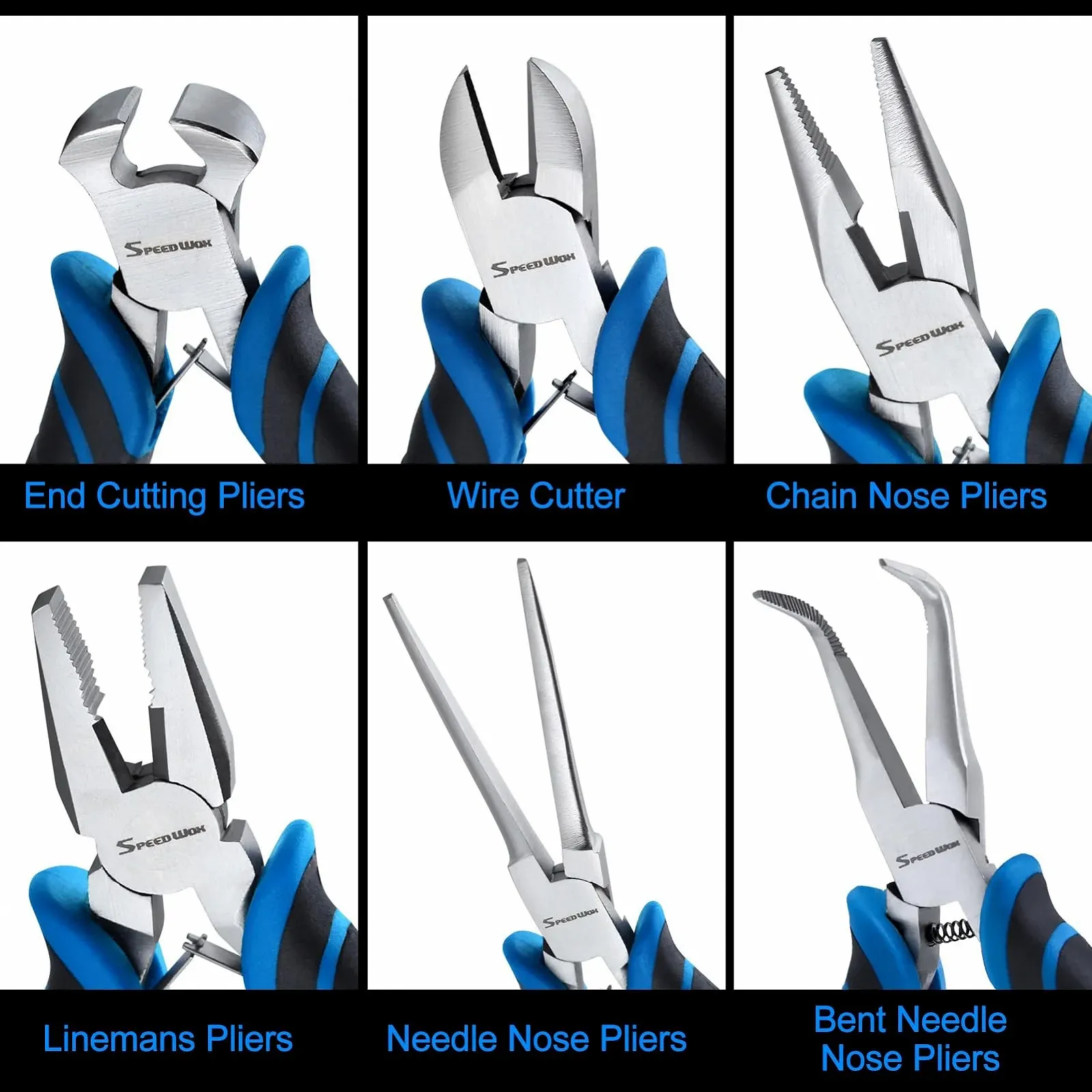 Набор мини-плоскогубцев SPEEDWOX 6 шт. - Иглогубцы, боковые кусачки, иглогубцы, длинногубцы и линейные плоскогубцы для изготовления ювелирных изделий, бисероплетения, фото №4 Набор мини-плоскогубцев SPEEDWOX 6 шт. - Иглогубцы, боковые кусачки, иглогубцы, длинногубцы и линейные плоскогубцы для изготовления ювелирных изделий, бисероплетения, фото №4