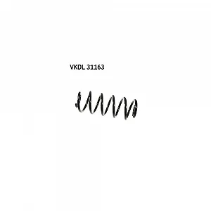 Пружина подвески SKF VKDL 31163 для AUDI, передняя ось - Фото 1