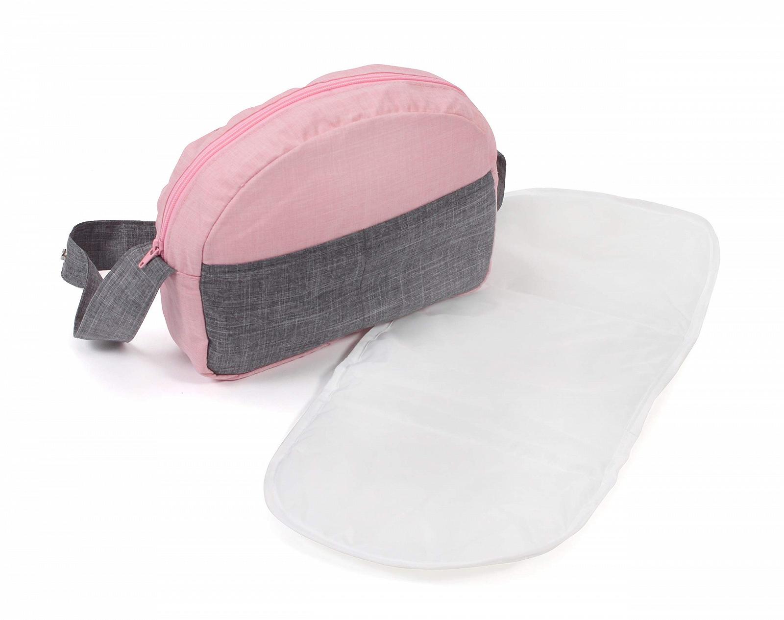 Сумка для кукол Bayer Chic 2000 Melange Серый/Розовый, фото №2 Сумка для кукол Bayer Chic 2000 Melange Серый/Розовый, фото №2