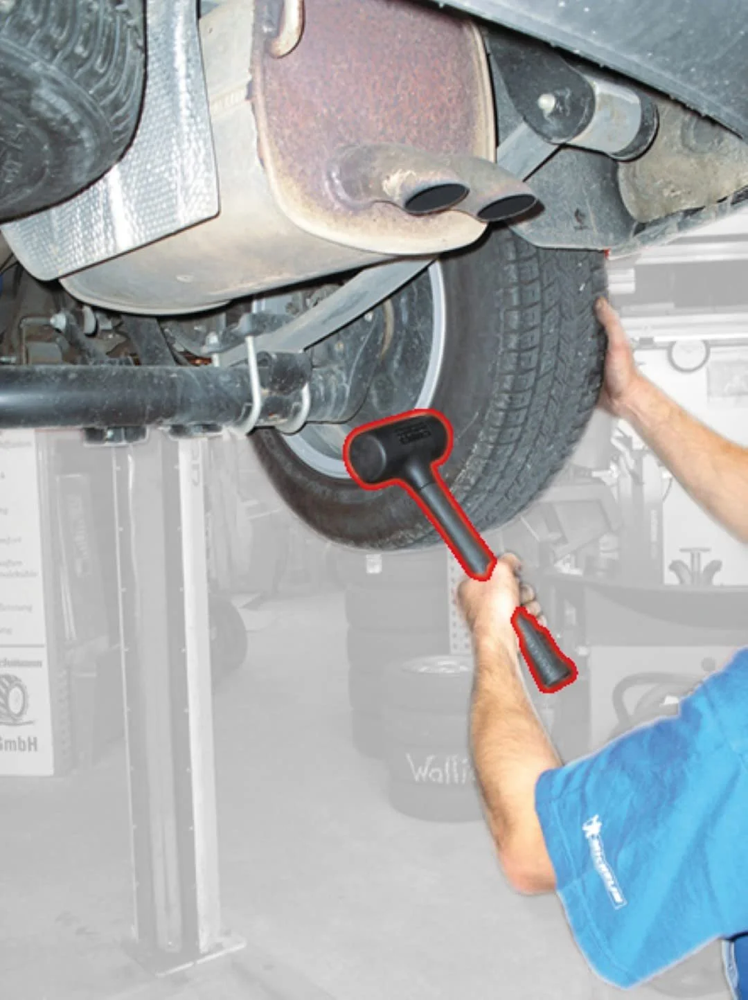 Безінерційний молоток KS Tools 140.5256 860 г, фото №6 Безінерційний молоток KS Tools 140.5256 860 г, фото №6