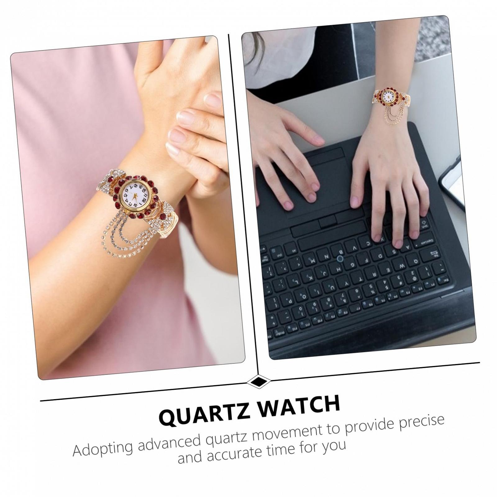 Стильний жіночий годинник Healvian Кварцовий механізм, сплав, фото №7 Стильний жіночий годинник Healvian Кварцовий механізм, сплав, фото №7