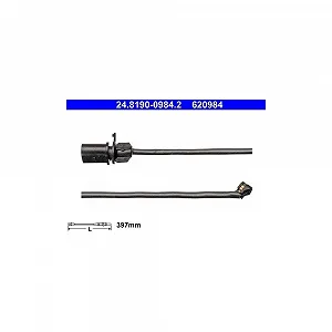 Датчик износа тормозных колодок ATE 24.8190-0984.2 для VAG передний мост - Фото 1