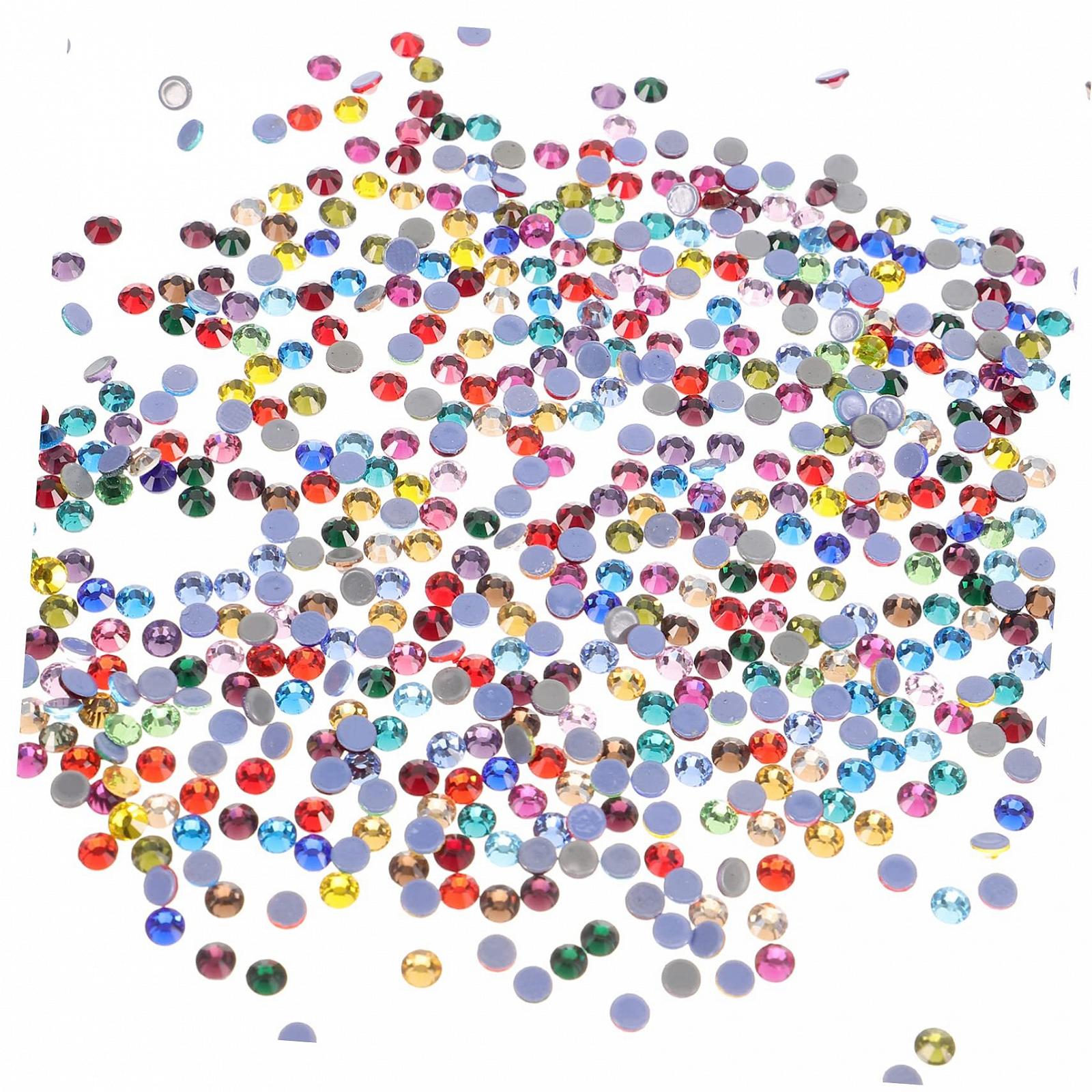 Самоклеящиеся Стразы FRCOLOR 2 Набора Камни для Ногтей Яркие Цвета для Проектов 1440 Штук x 2, фото №8