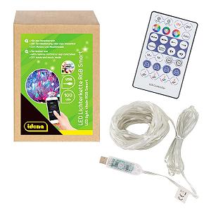 Гірлянда Idena Micro Fairy Lights 30521 LED 100 RGB Кольоровий 12,9 м - Фото 1
