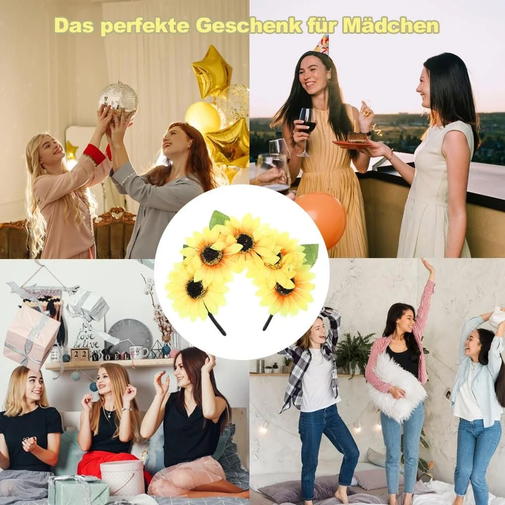 Обруч Цветок Подсолнечник, фото №6 Обруч Цветок Подсолнечник, фото №6