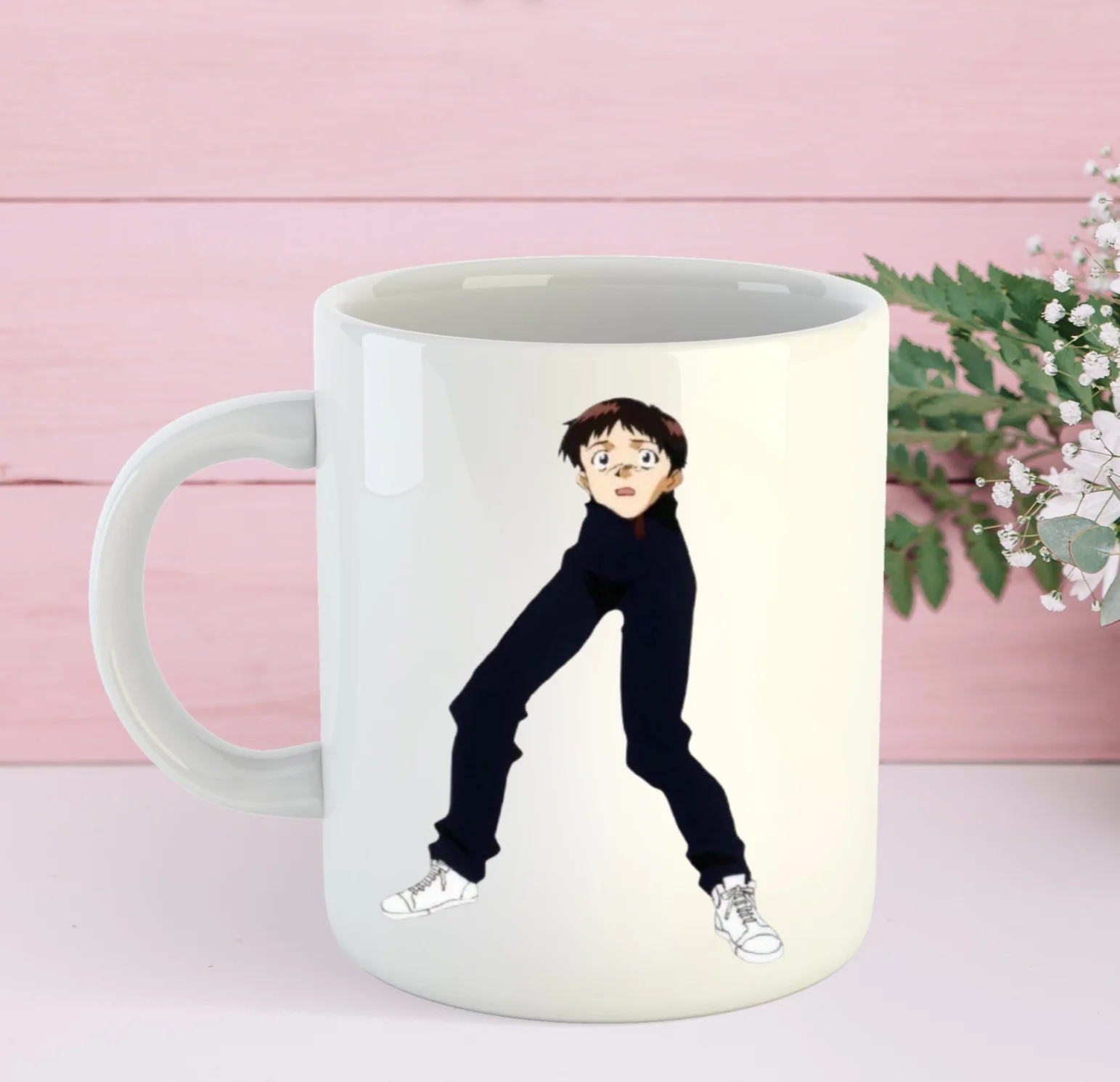 Чашка з принтом Evangelion Shinji Ikari керамічна 330 мл Uk_846, фото №1 Чашка з принтом Evangelion Shinji Ikari керамічна 330 мл Uk_846, фото №1