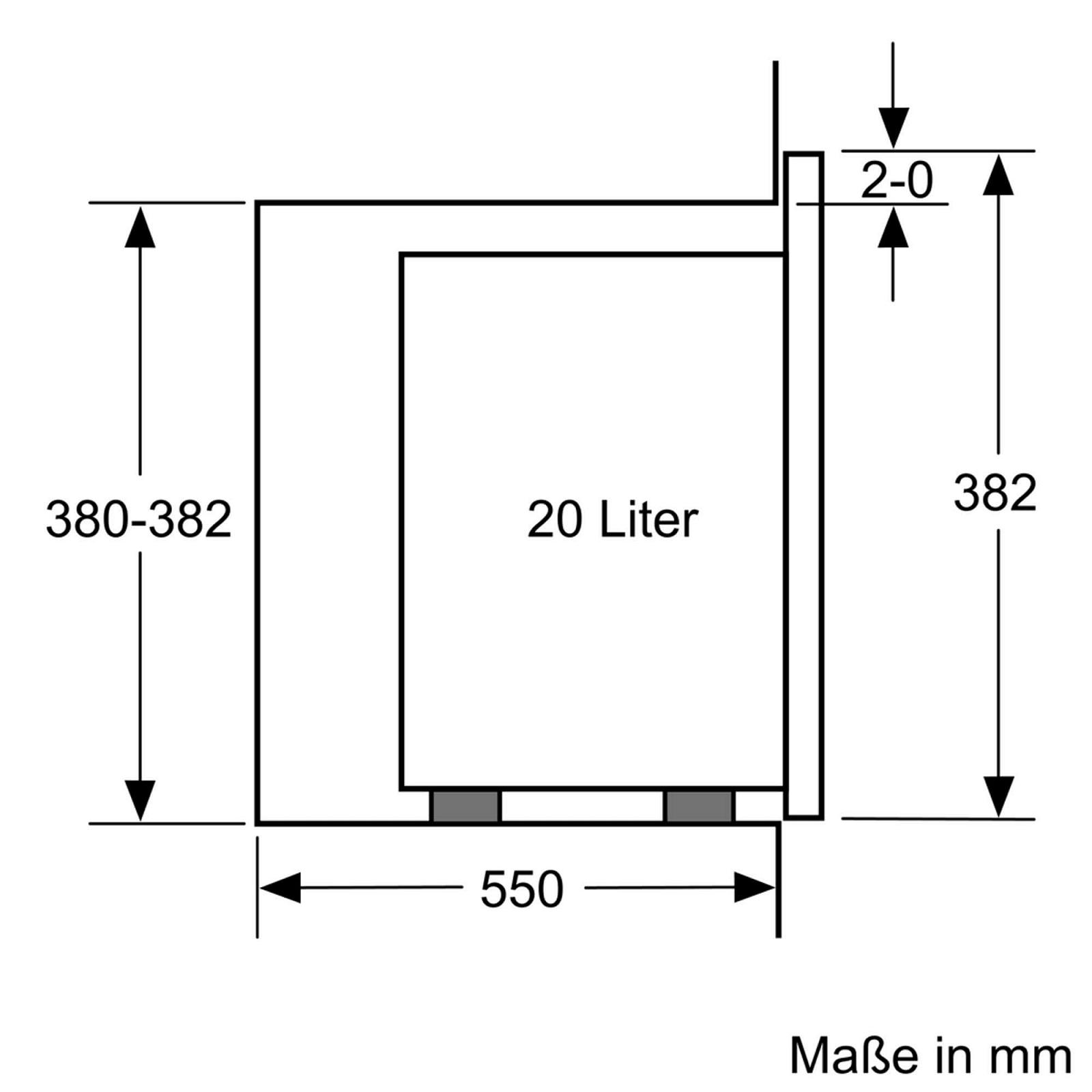 Встраиваемая микроволновая печь Siemens iQ500 BF525LMB1 59 x 38 см 800 Вт Рабочая камера 20 л Поворотный стол 25.5 см Управление TouchControl Гидролитическая очистка Автоматические программы CookControl 7 Черная, фото №4