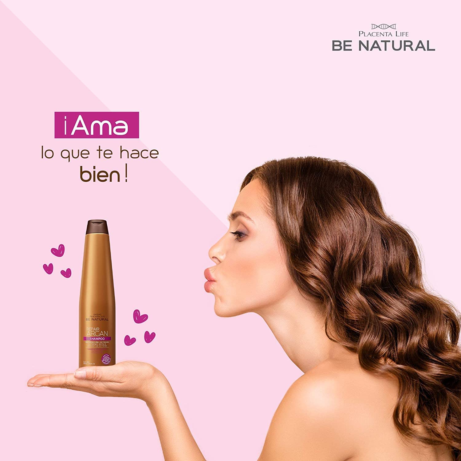 Шампунь Plife Be Natural Repair Argan 1L, фото №4