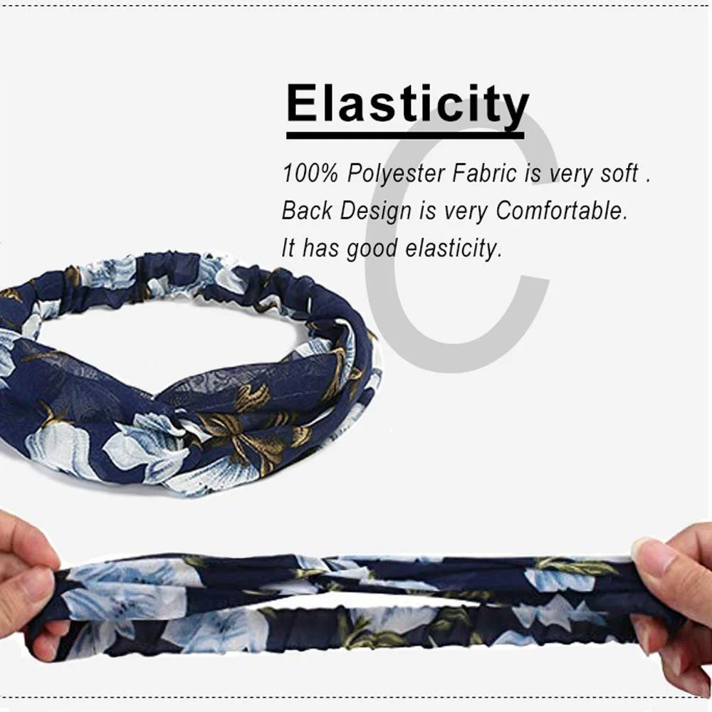 Пов'язка на голову Viccess Еластична Вінтажна, фото №4