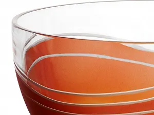 Фруктовниця CRISTALICA Elements Червоний 22.5 см Кришталь synthetic.ua - Фото 1