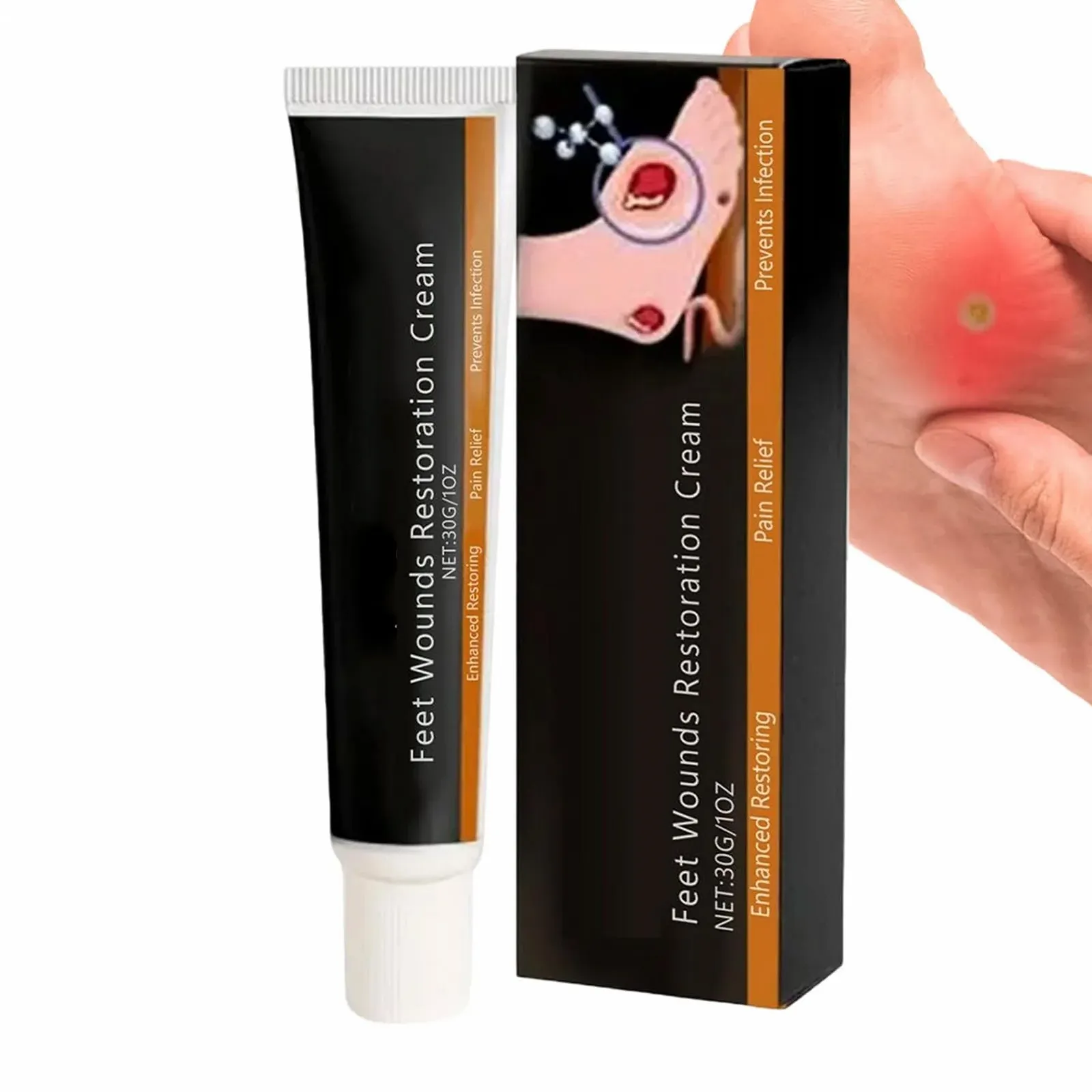 Увлажняющий крем для ног натуральный успокаивающий 30 г, фото №9