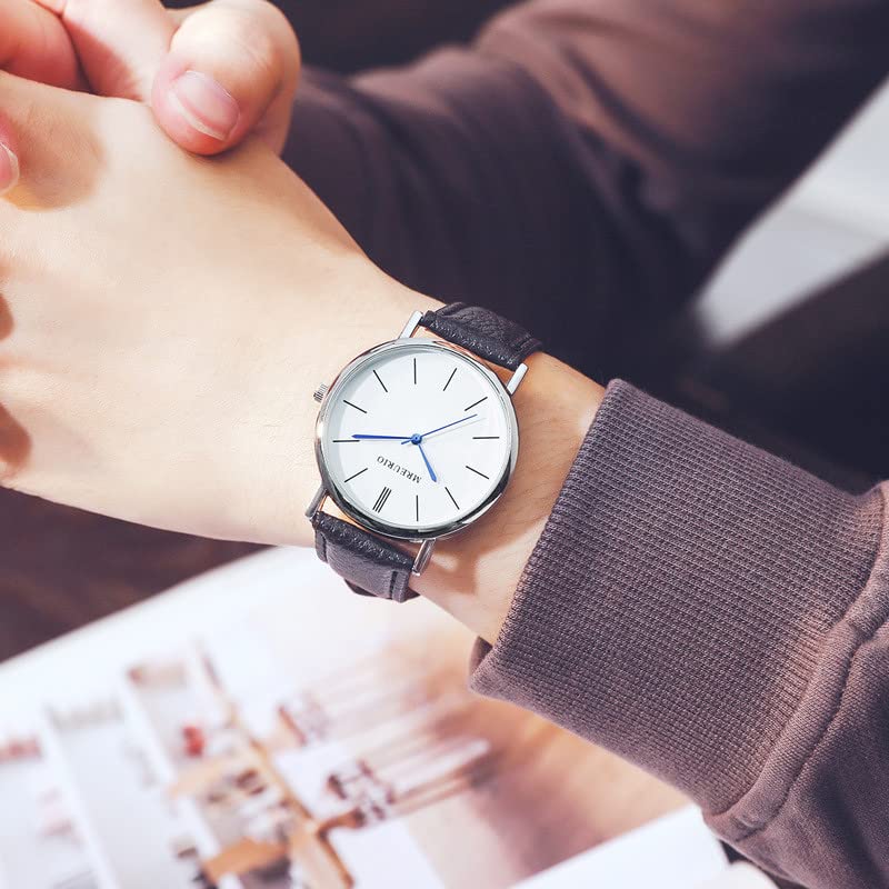 Мужские Часы Стильные Минималистичные Кварцевые С Ремешком, фото №3