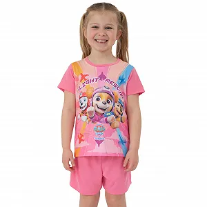 Пижама PAW PATROL для девочек, короткая, Чейз, Маршалл и Скай цена на synthetic.ua - Фото 1 Пижама PAW PATROL для девочек, короткая, Чейз, Маршалл и Скай synthetic.ua - Фото 1