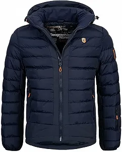 Купити Чоловіча зимова куртка-парка Geographical Norway Темно-синій - Фото 1 Чоловіча зимова куртка-парка Geographical Norway Темно-синій - Фото 1