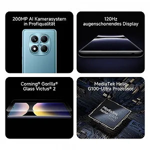 Смартфон Xiaomi Redmi Note 14 Pro 8/256 GB 200 Мп 5500 mAh (Зарядное устройство не входит в комплект) Black synthetic.ua - Фото 1